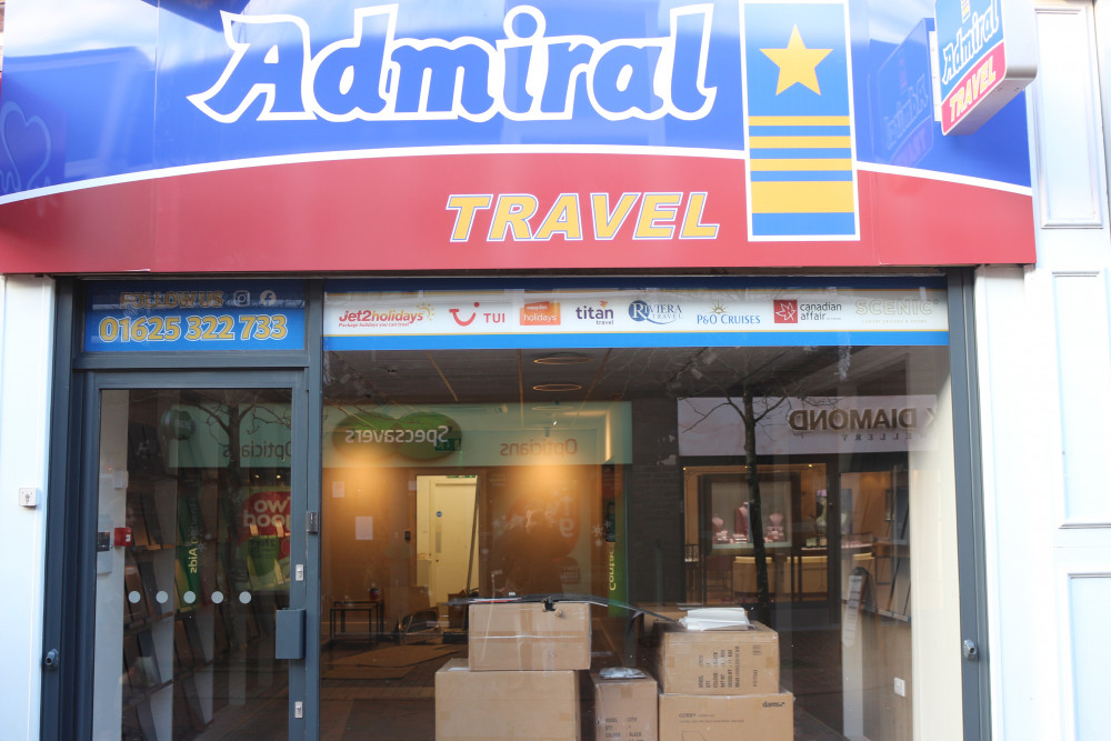 Admiral Travel will be opening this Saturday 4 January on Grove Street in Wilmslow (Wilmslow Nub News).