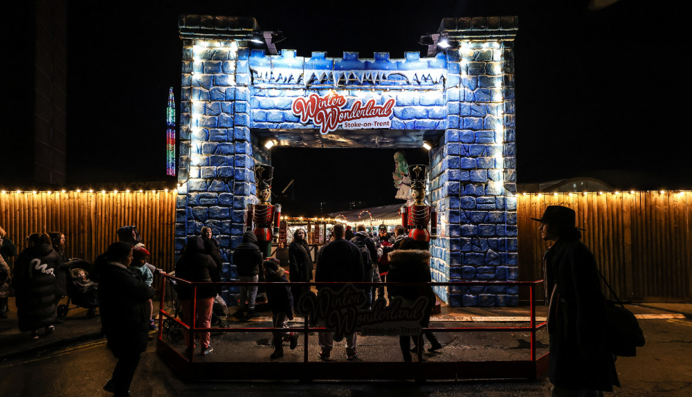 Winter Wonderland has been running in Hanley since 22 November (Pete Stonier).