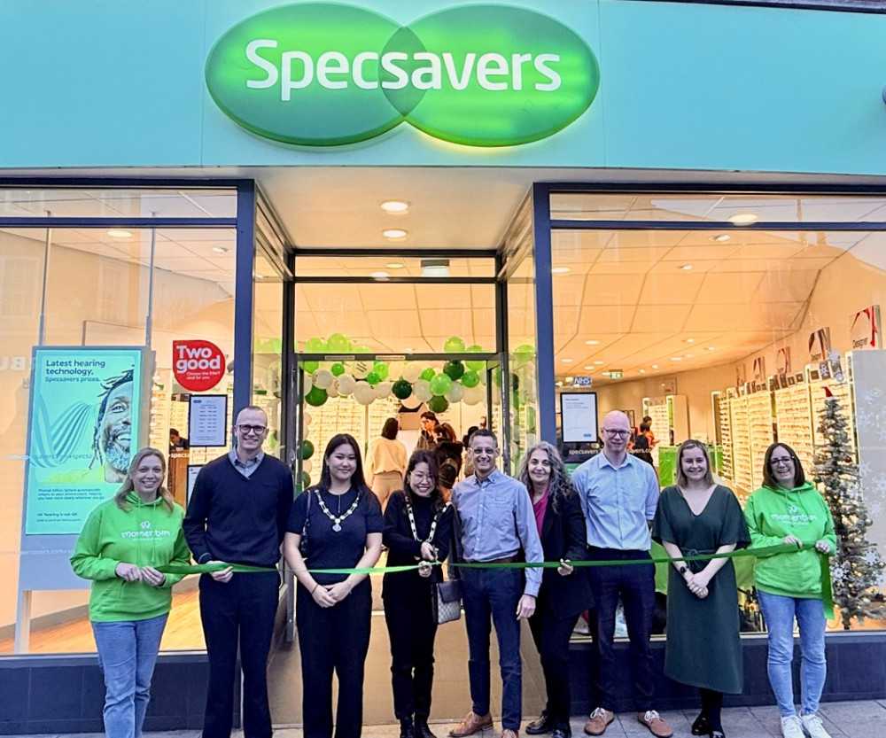 Specsavers Kingston store re-launch with the Deputy Mayor and Deputy Mayoress of Kingston upon Thames plus VIP guests (Image supplied)