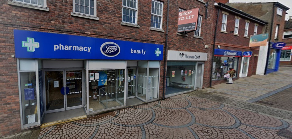 The former Boots in Congleton could be turned into a Lounge (Credit: Google Maps)