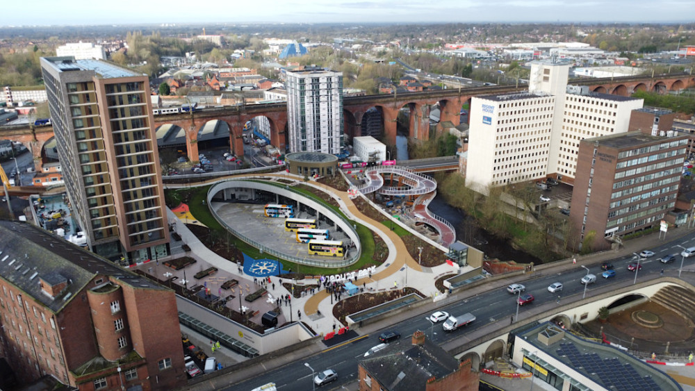 The A6 between Exchange Steet and Heaton Lane will be closed from 7pm on Wednesday 8 January through to 5am on Thursday 9 January - diversions will be in place (Image - Stockport Council)