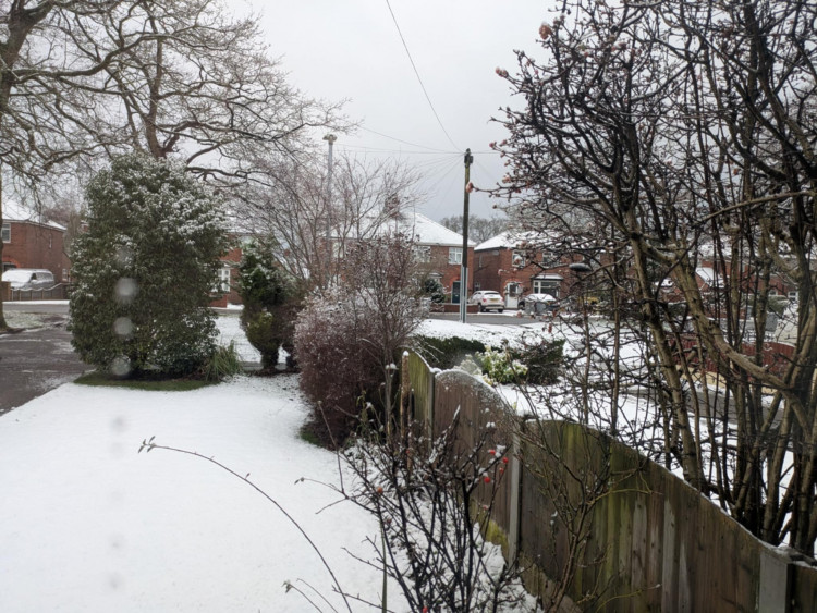 Most schools are open today but Warmingham C of E near Sandbach is closed. (Photo: Nub News) 