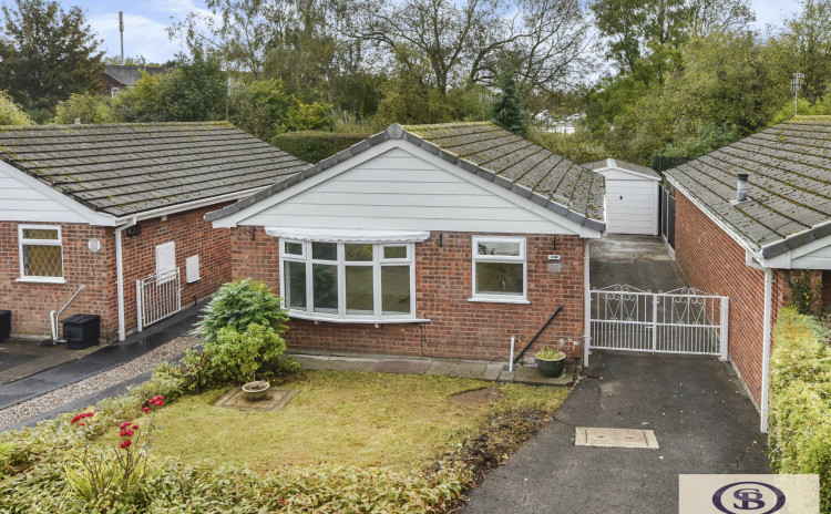 This detached bungalow in Bucknall, Stoke-on-Trent, is on the market for offers over £190k (Stephenson Browne).