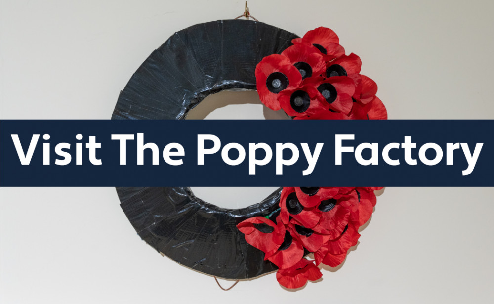 Visit The Poppy Factory on 30 Jan at 12:30pm