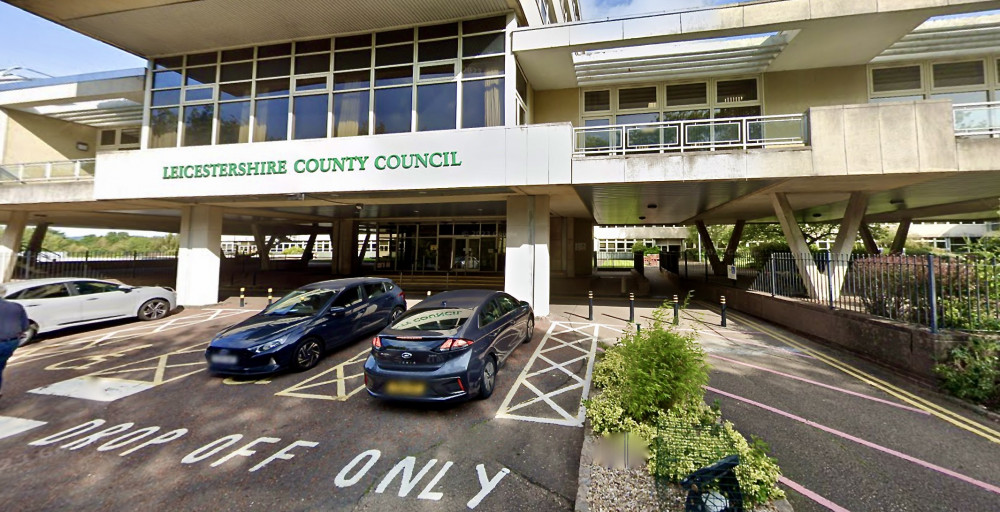 County Hall in Glenfield. Photo: Instantstreetview.com