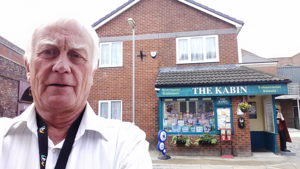 John Scarrott at work on the set of Coronation Street. (Photo: John Scarrott)