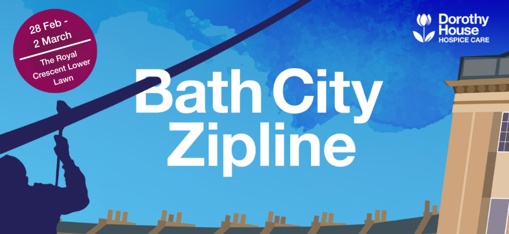 Dorothy House brings Zipline to Bath City centre Dorothy House brings Zipline to Bath City centre
