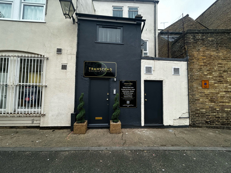 Transcend Wellness London is located at 10a Eden Street round the bag of the Stylish Stag Barbers (Credit: Tilly O'Brien)