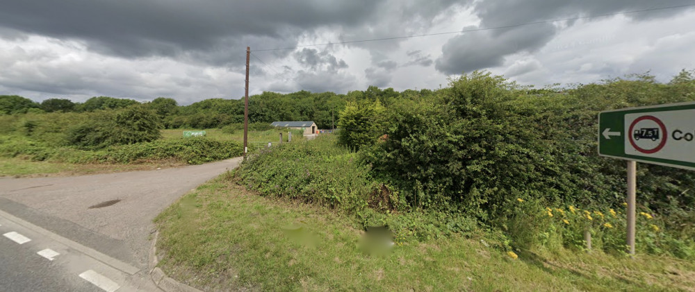 The site on the A511 near Sinope was chosen for a development of up to nine homes. Photo: Instantstreetview.com