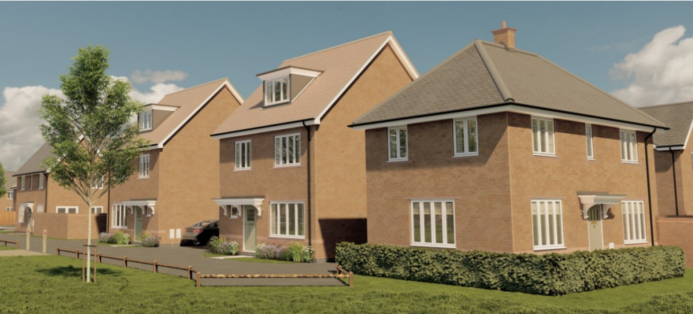 The Asps will eventually see 900 houses built (image via planning application)