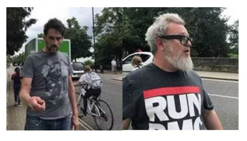 Richmond Police are appealing to the public to help them in search of the two men pictured (Credit: Met Police)