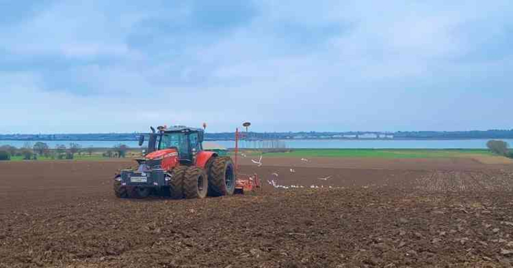 Working the land near the river Stour