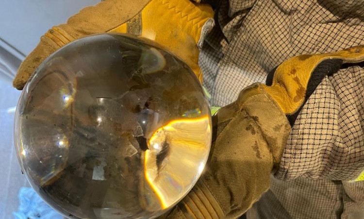 The globe that caused the fire