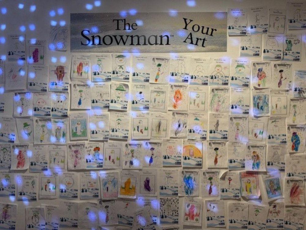 "Your Snowman art" on display at Hitchin Museum 