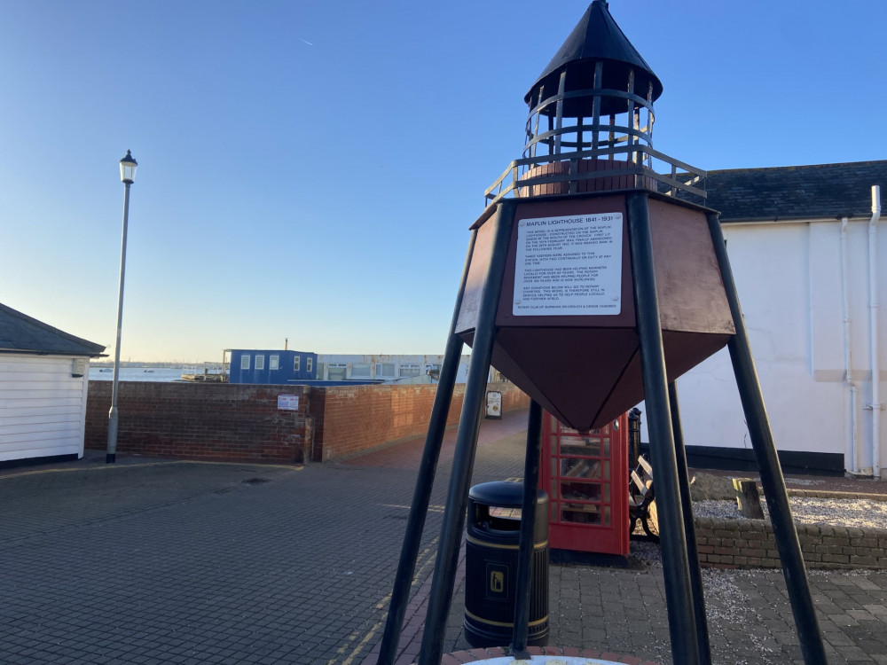 The Maplin Model Lighthouse sat on the quay in Burnham-on-Crouch. (Credit: Chloe Brewster) The Maplin Model Lighthouse sat on the quay in Burnham-on-Crouch. (Credit: Chloe Brewster)