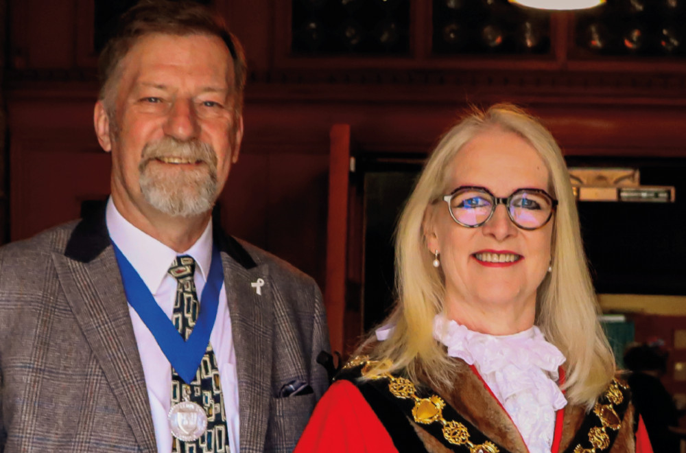 Congleton Town Mayor Kay Wesley and Consort Mike Wesley (Credit: CTC)