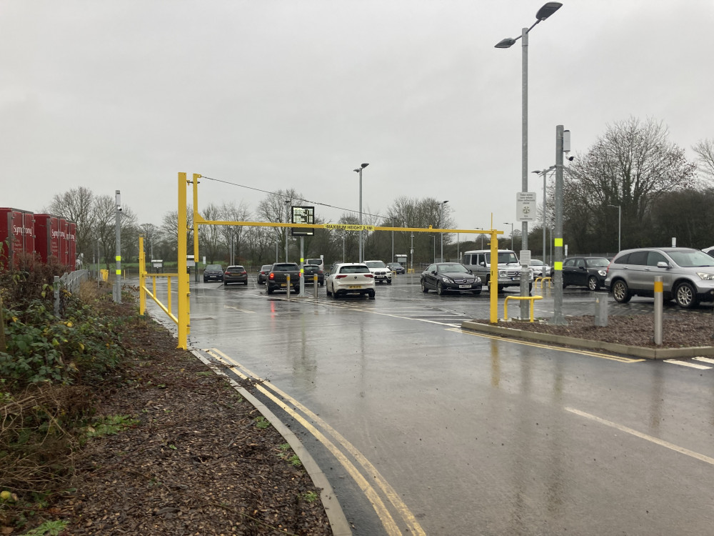 The Eastern Car Park At Castle Cary Railway Station. CREDIT: Daniel Mumby. 