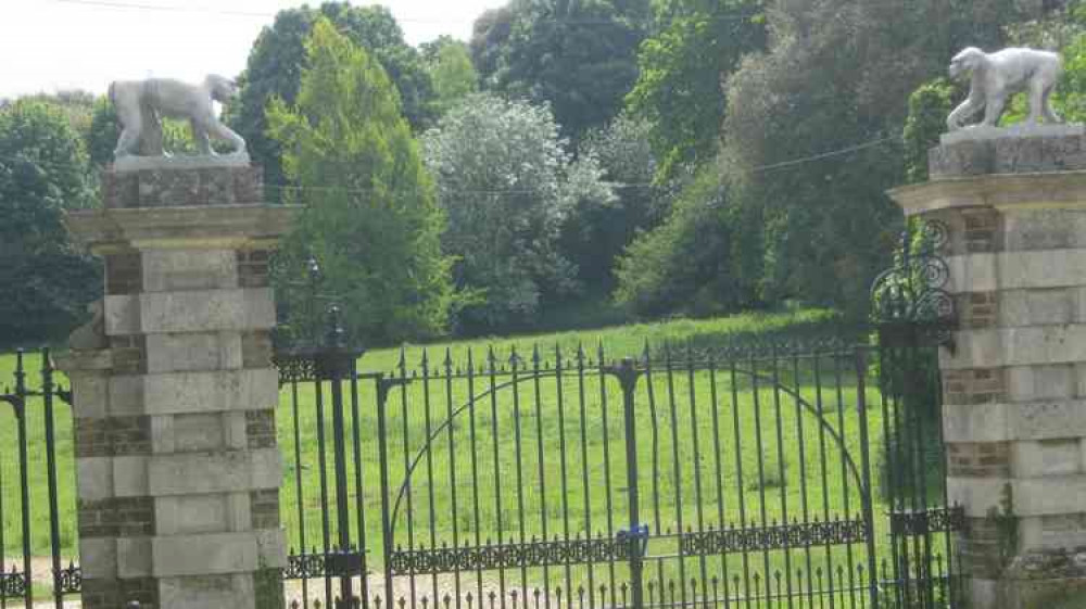 Monkey Lodge, former entrance to Woolverstone Hall