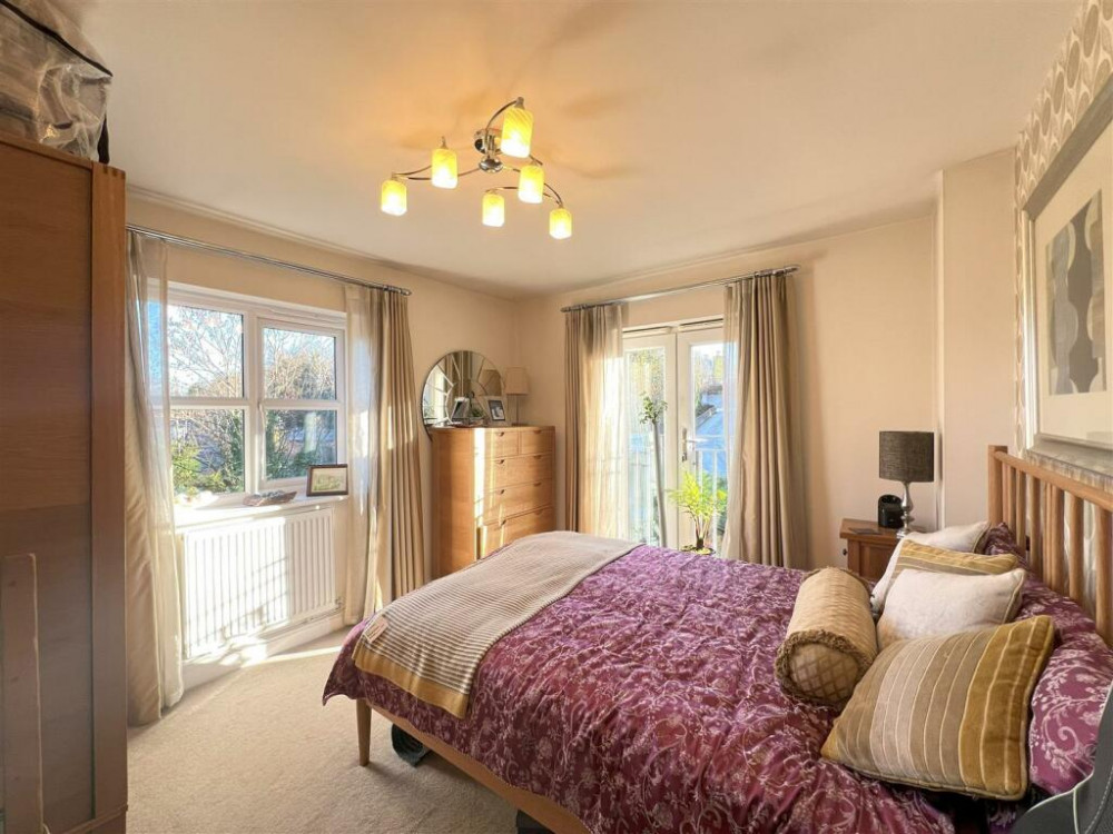 One of the four bedrooms (Credit: Stephenson Browne)