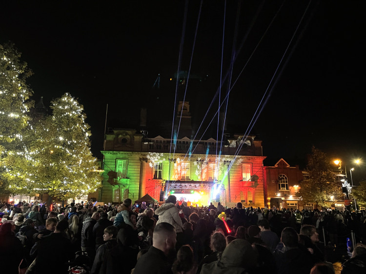 Crewe Christmas Lights Switch On 2025