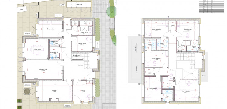 The new home will be located at 17-19 Chamberlain Way in Surbiton (Sketch taken from planning application)