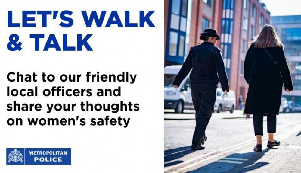 Twickenham locals are invited to join Richmond Police's female officers for its 'Walk and Talk' event (Credit: Met Police)