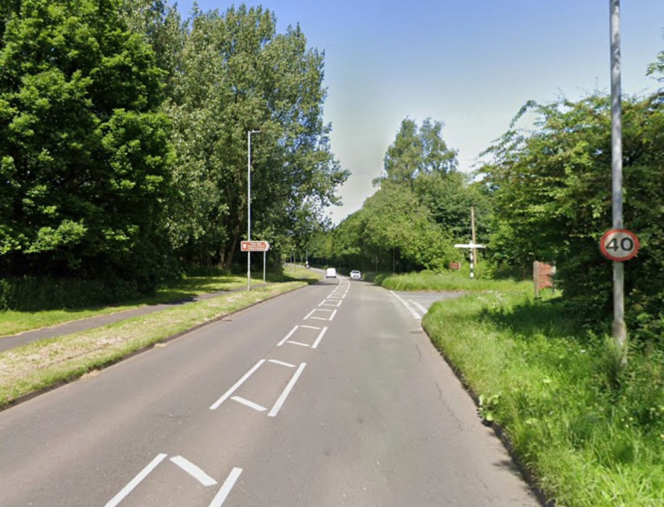 The collision happened on Park Hall Road, near the junction with Hulme Road (Google).