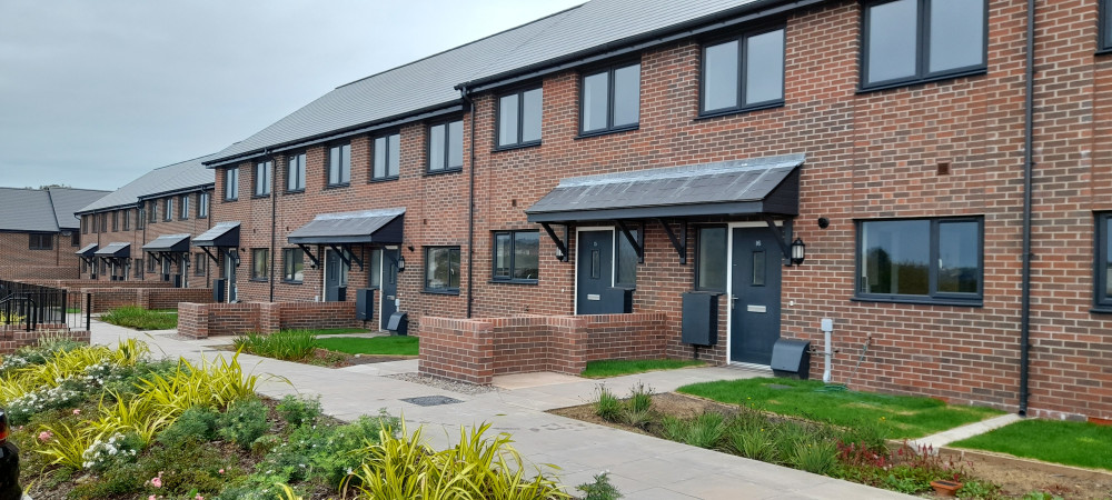 One of the Vale of Glamorgan Council's housing developments, Lon y Felin Wynt at Hayes Road, Barry