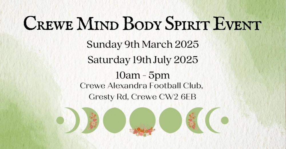 Crewe Mind Body Spirit Event