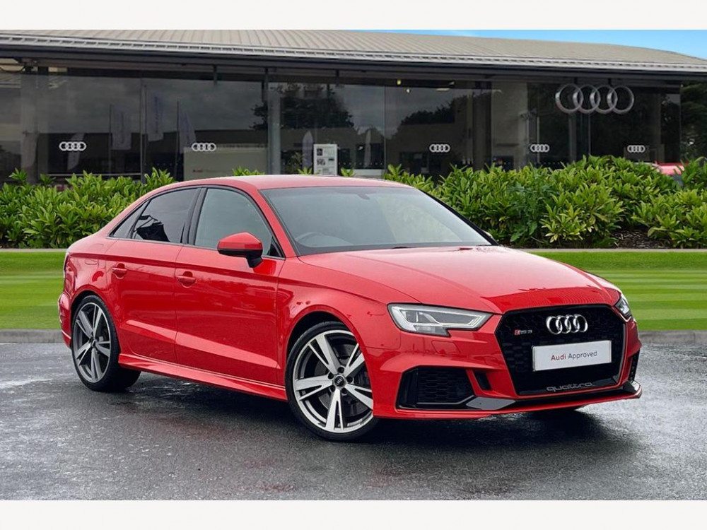 This RS3 is available at Stoke Audi (Swansway Group).