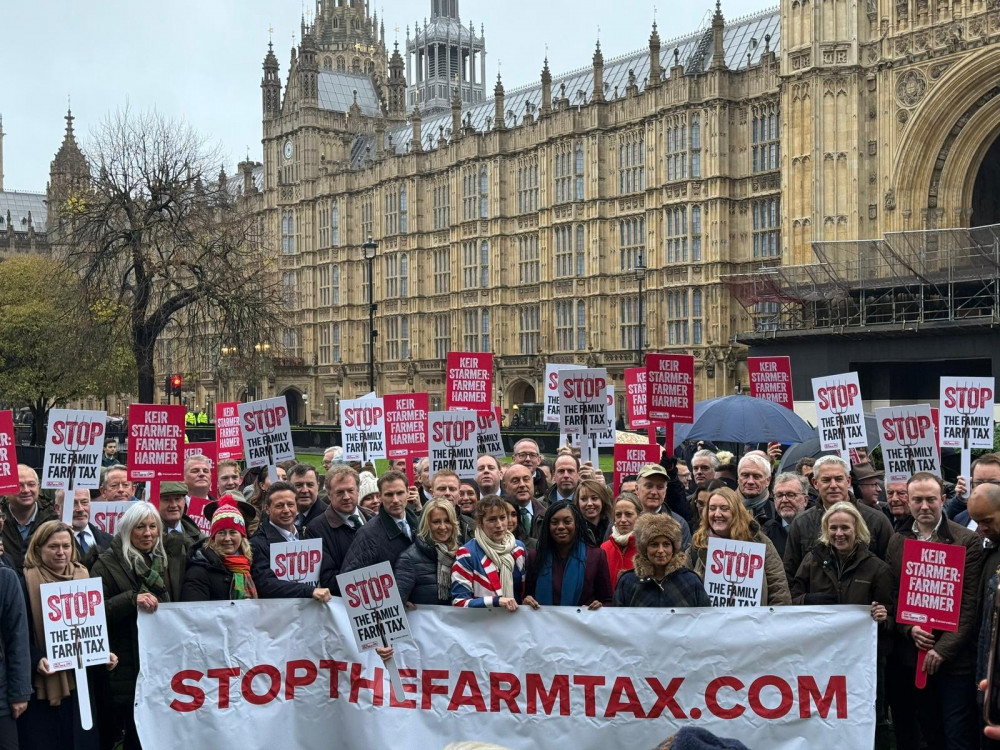 Tatton MP Esther McVey said her local farmers were extremely worried about what this change to inheritance tax would do to them (Image-supplied). 