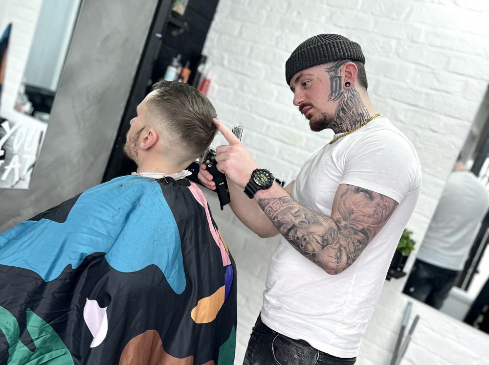 Aspiring musician Jake Dean is opening his own barbershop in Dukes Court (Credit: Jake Dean)