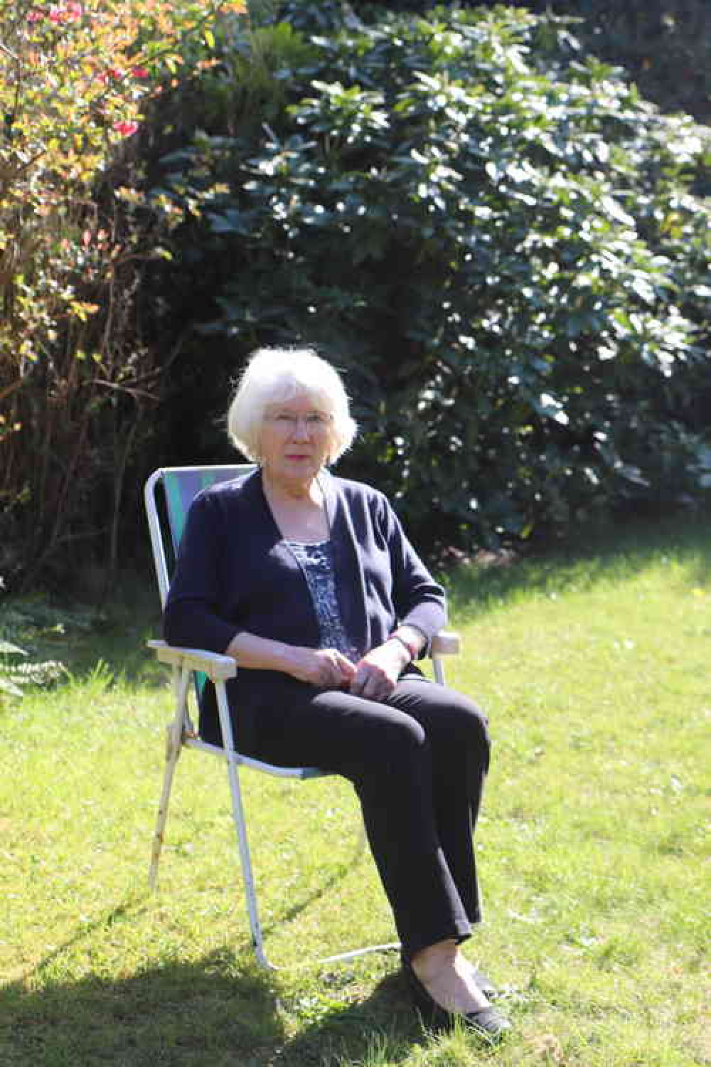 Joyce Watt relaxing after birthday surprise. Picture credit: Freya Ewart