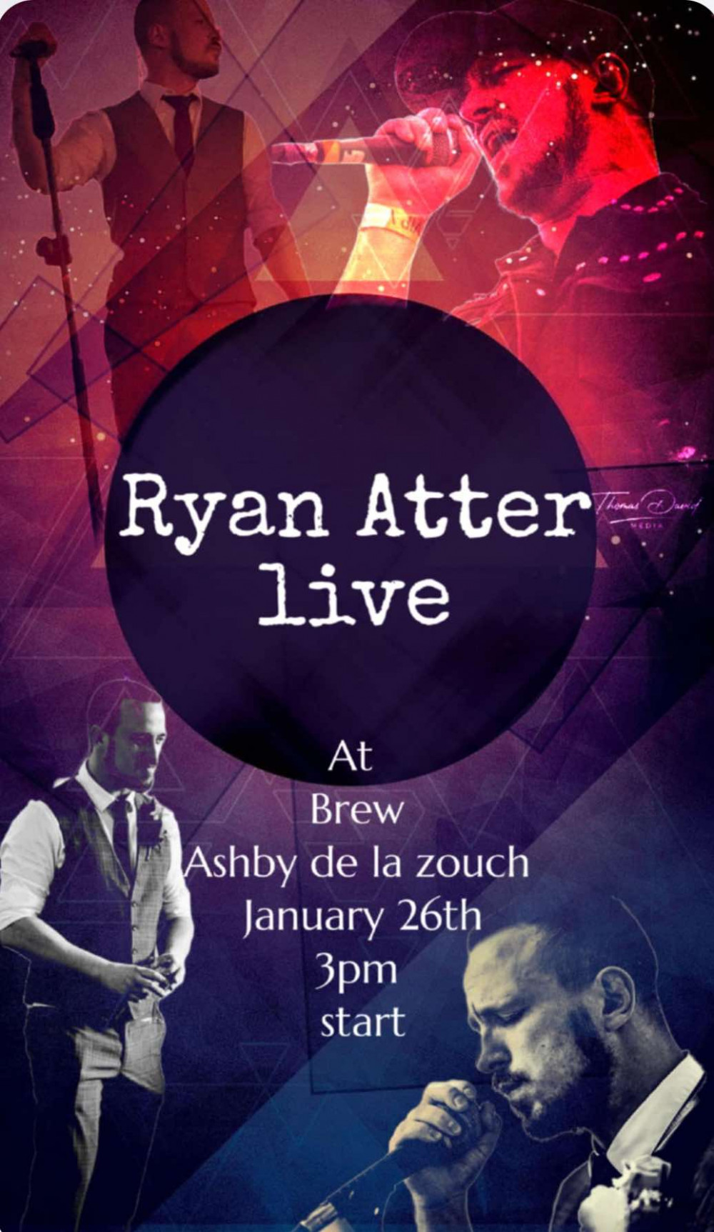 Lazy Sunday Afternoon Session with Ryan Atter at Brew, 106B Market Street, Ashby-de-la-Zouch