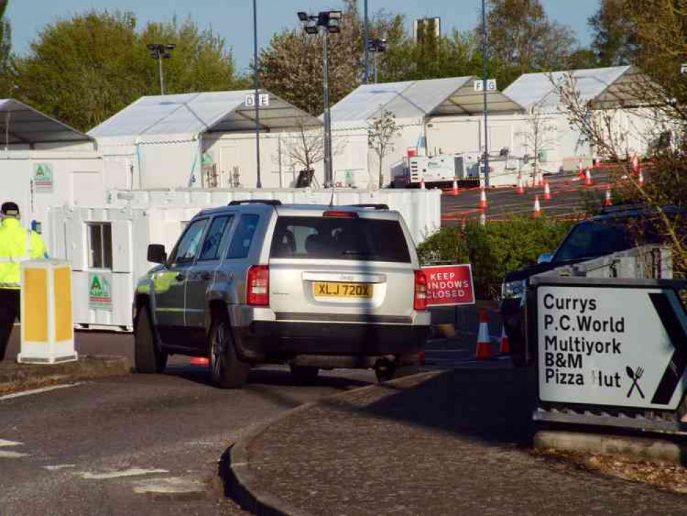 An NHS Covid-19 testing centre has opened at Copdock