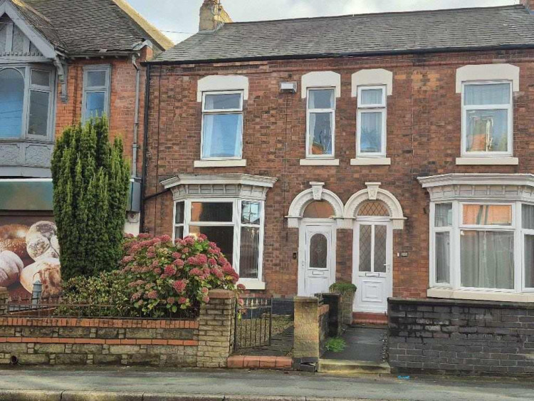 The two-bedroom terraced house on Hungerford Road, Crewe (Stephenson Browne).