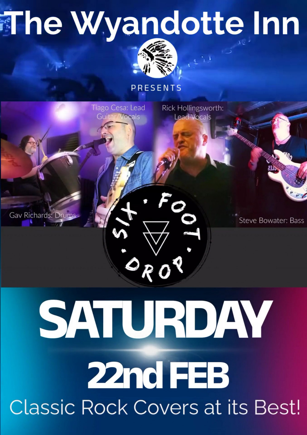 Six Foot Drop Live @ The Wyandotte Inn Six Foot Drop Live @ The Wyandotte Inn