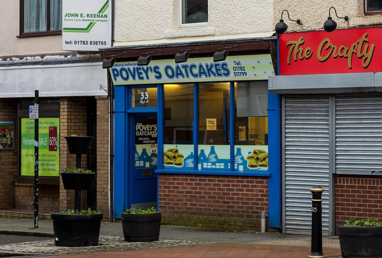 Povey's Oatcakes in Biddulph welcomed historian Ruth Goodman as part of the programme (Wiki Commons).