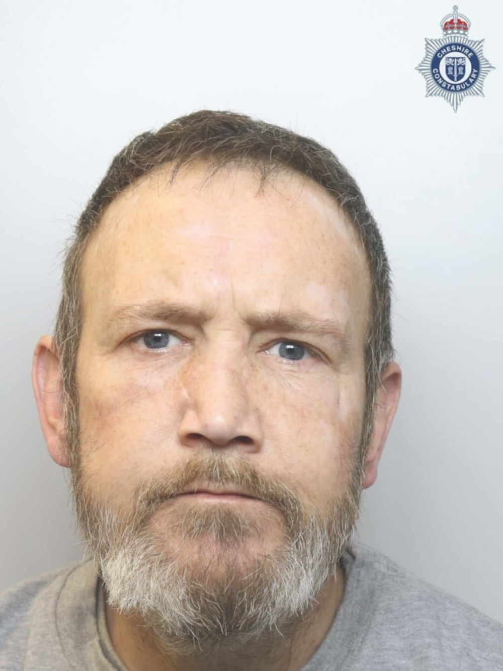 Gordon-Glyn Roberts, 48, of Crewe, has been banned from the town’s shopping areas and some shops countywide fo three years (Cheshire Police).