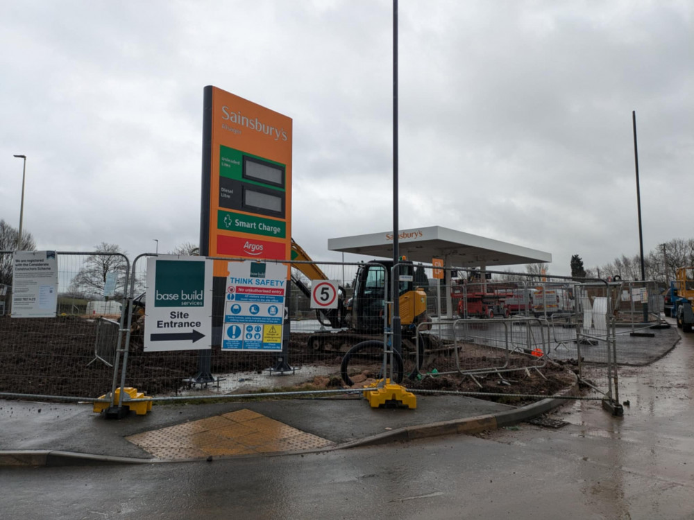 Sainsbury's is about to announce the opening date  its new Alsager store. (Photo: Nub News) 