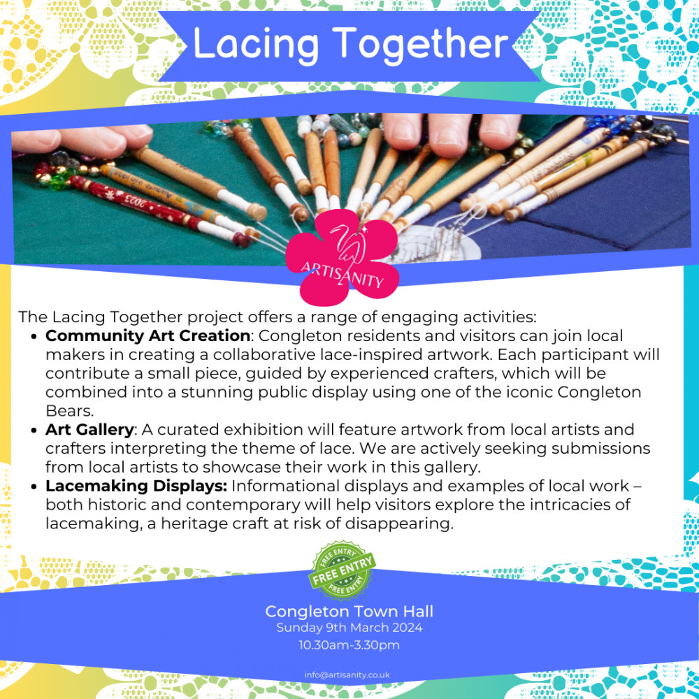 Lacing Together - Community art project, exhibition and gallery