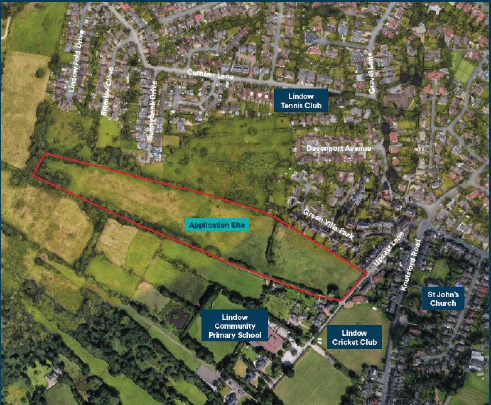 A public consultation has opened today (Friday 24 January) for proposals to build 68 new family homes at Upcast Lane in Wilmslow (Anwyl Homes).