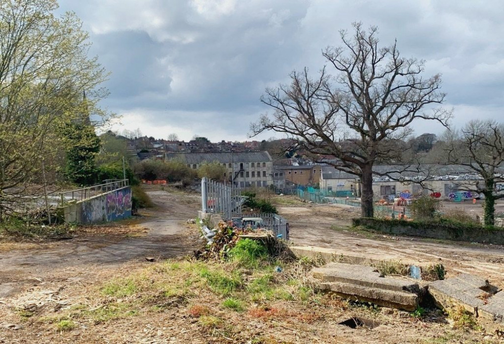 The Saxonvale site in Frome (image via Mayday Saxonvale)