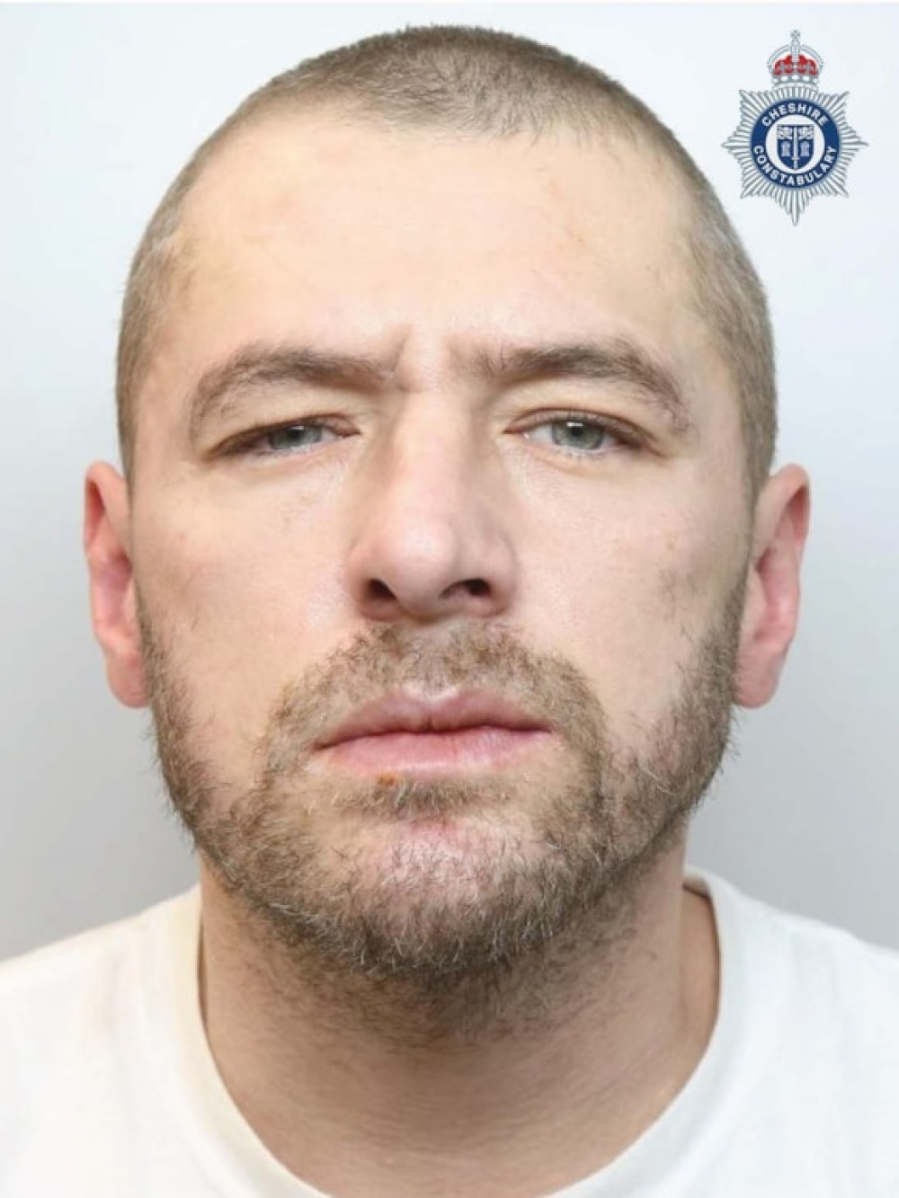 David Pengelly, of no fixed address, but of Macclesfield is wanted on recall to prison. (Photo: Cheshire Police)