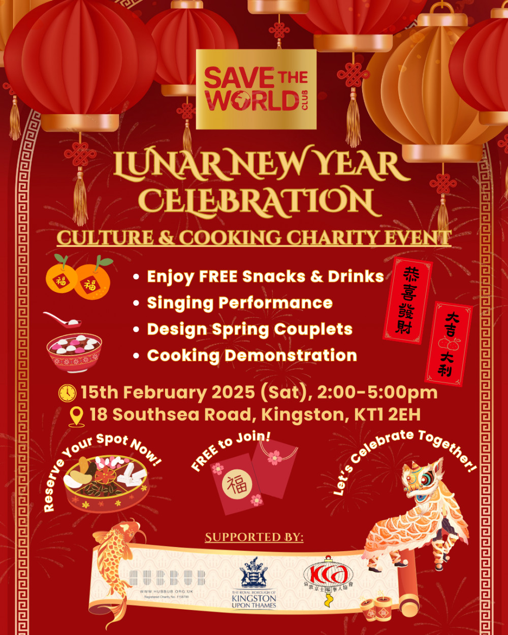 Lunar New Year Celebration: Cooking & Culture China