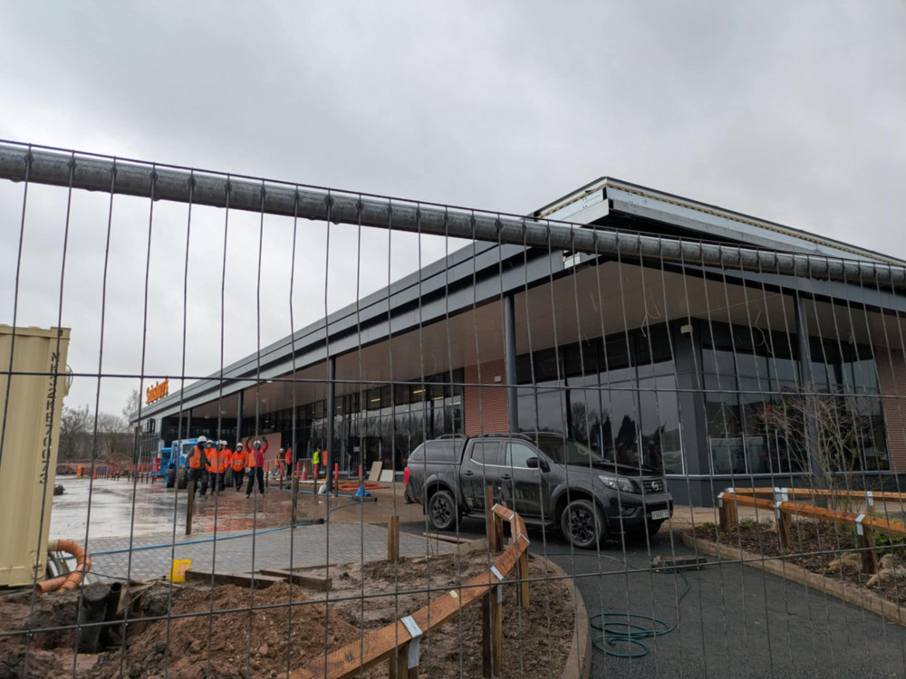 The new Sainsbury's superstore in Alsager will open its doors next month. (February) (Photo: Nub News)