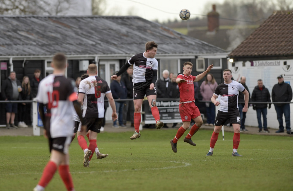 Shepton Mallet fell 2-1 to St Austell, conceding a late goal on a challenging pitch. (Photo: Colin Andrews) 