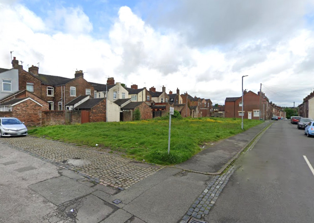 Plans for seven homes on vacant land in Smallthorne have been refused (Google).