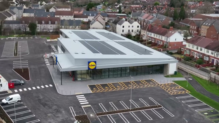 The new Lidl store in Wells