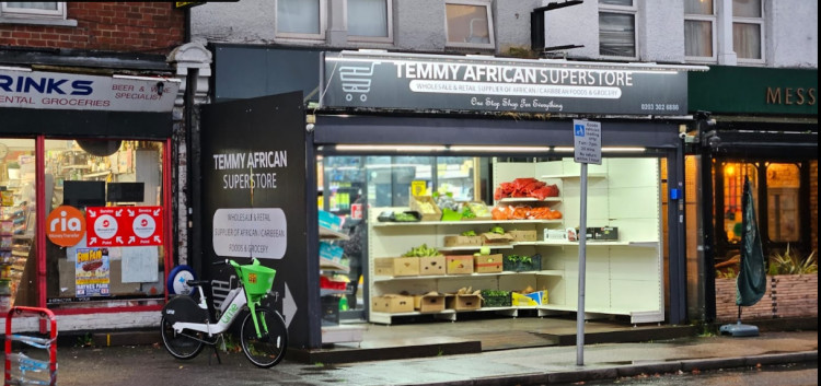 Temmy African Superstore is located in 80 Burlington Road, New Malden (Image via Google Maps)